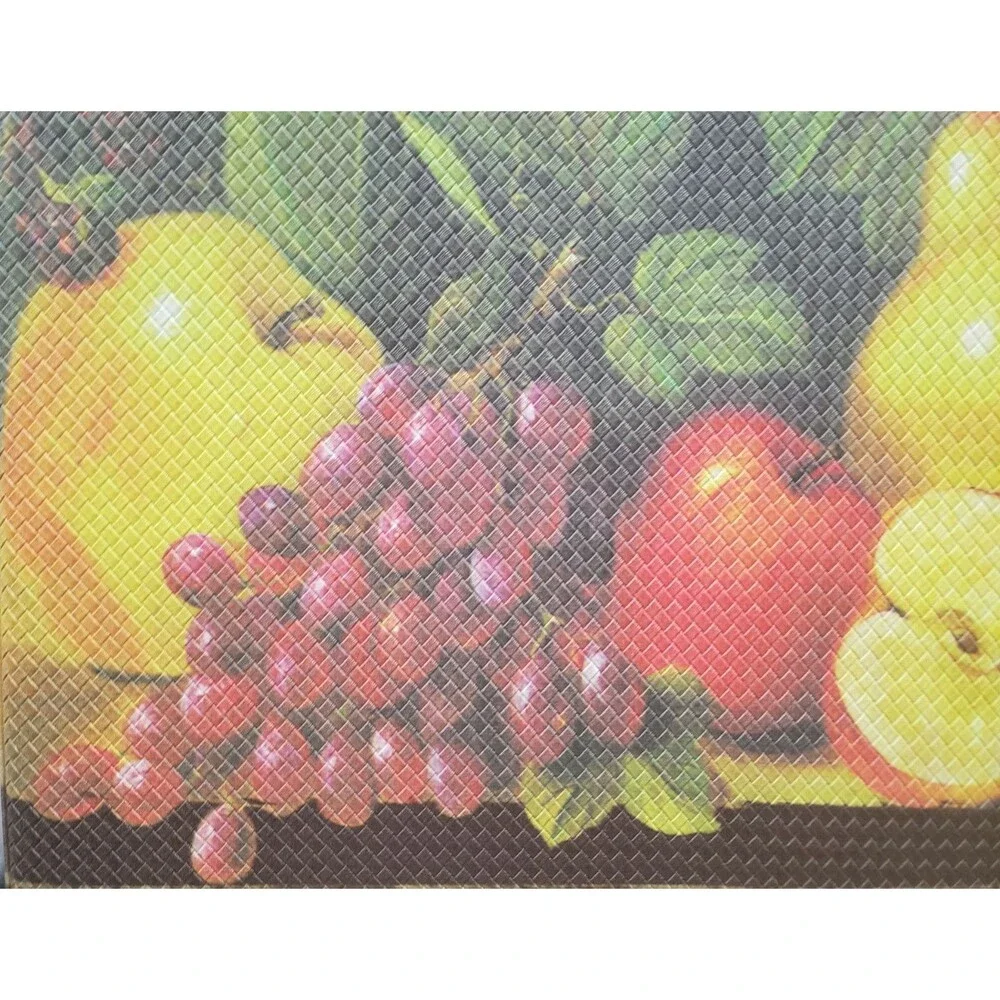 Non Slip Printed Kitchen Floor PVC Cushioned Foam Mat (18